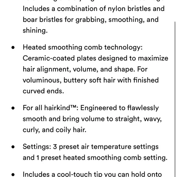 Shark SmoothStyle heated comb and blow dryer brush - Picture 7 of 7